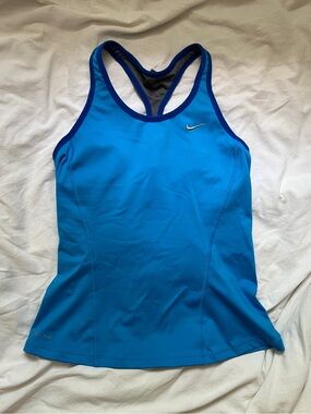 Y2K Nike Blue Racerback Dri-Fit Tank